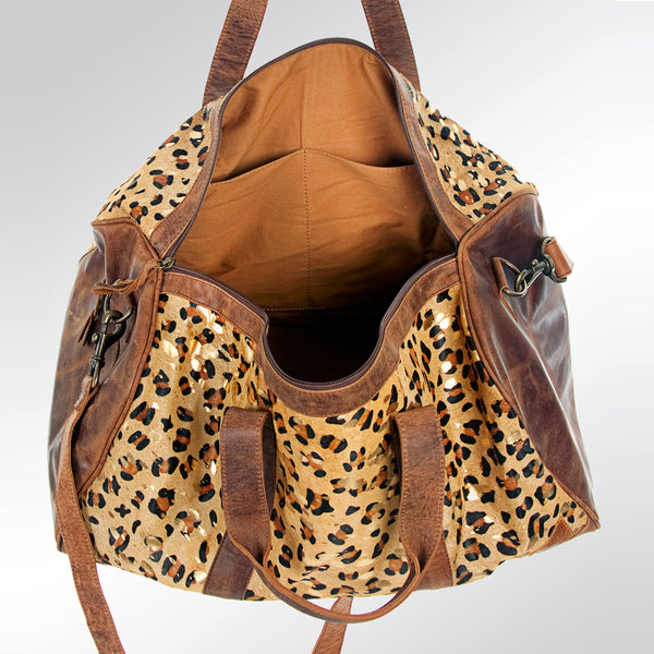 LC-ADBGS174CHEGO Duffel Genuine Western Leather Women Bag Bria