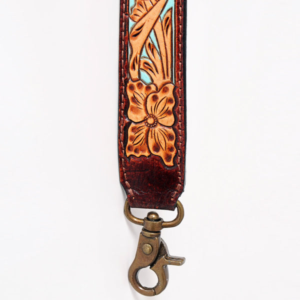 LC-ADSTF119 Hand Tooled Genuine Leather Handle Strap