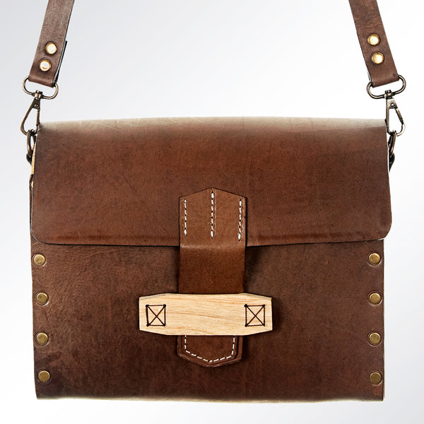 ADBG542 American Darling Handcrafted Vegetable Tanned Western Leather Cross body Bag
