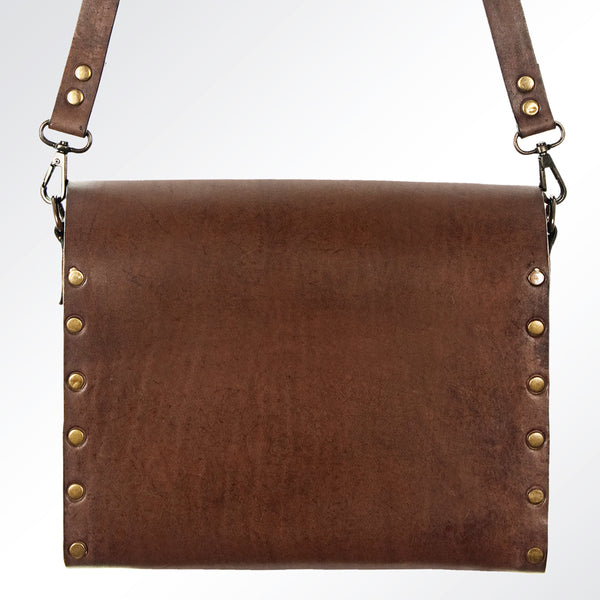 ADBG542 American Darling Handcrafted Vegetable Tanned Western Leather Cross body Bag