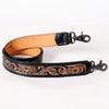 LC-ADSTF126 Hand Tooled Genuine Leather Handle Strap