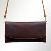 ADBGM112 Minimalist Genuine Leather Clutch Crossbody Bag