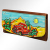 ADBGM112 Hand-Painted Leather Wallet Clutch - Western Design by American Darling