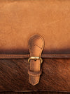 LC-ADBGI118B Western Hair-On Hide Leather Backpack - Genuine Cowhide with Buckle Pocket