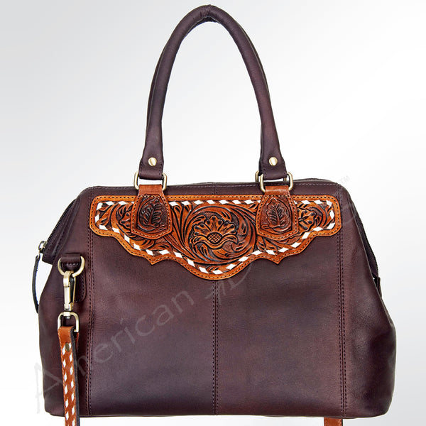 LC-ADBGI144 Tote Hand Tooled Genuine Western Leather Women Bag