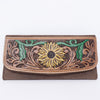 ADBGM102 Western Floral Tooled Leather Wallet - by American Darling
