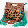 ADBGS146 Crossbody Genuine Western Leather Women Bag Teah