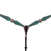 BER102-Western Leather Breast Collar