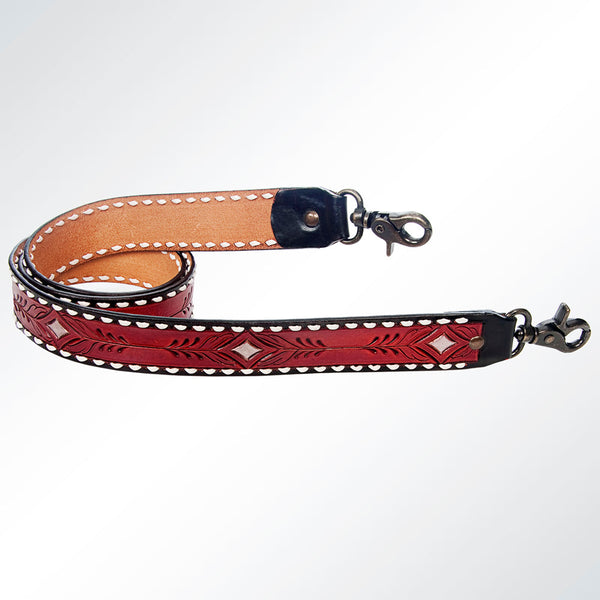 LC-ADSTF154 Hand Tooled Genuine Leather Handle Strap