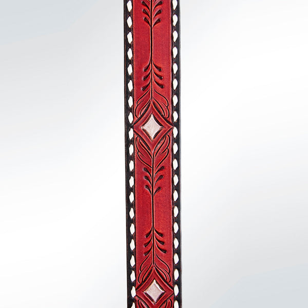 LC-ADSTF154 Hand Tooled Genuine Leather Handle Strap