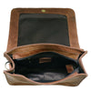 ADBGM109 Fringed Leather Western Crossbody Bag - Painted Artwork