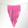 ADJW102E Western Fringe Jewelry Necklace Rust Hot Pink Genuine suede Statement Piece