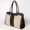 LC-ADBGZ309 Duffel Genuine Western Leather Women Bag