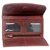 ADBGM102 Western Floral Tooled Leather Wallet - Boho Rodeo Clutch