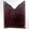 ADCCF103 Hand-Tooled Leather Card Holder - Western Horse & Floral Design