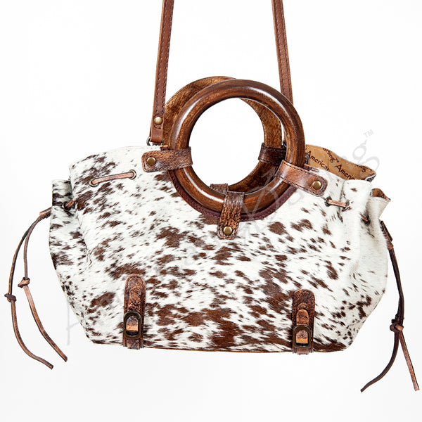 LC-ADBG618 Tote Hair-On Genuine Western Leather Women Bag