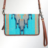 ADBG485 American Darling Saddle Blanket Leather Organiser Bag
