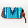 ADBG485 American Darling Saddle Blanket Leather Organiser Bag