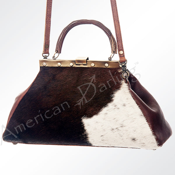 ADBG654 American Darling Hair-On Cowhide Western Leather Clutch Bag