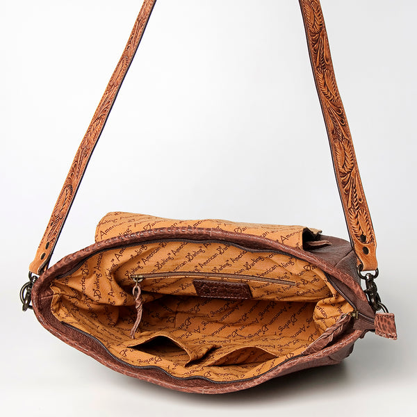 LC-ADBGZ265A Messenger Genuine Western Leather Women Bag
