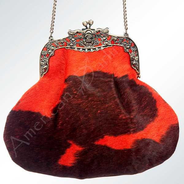 ADBG633 American Darling Hair-On Cowhide Western Leather Coin Purse Bag