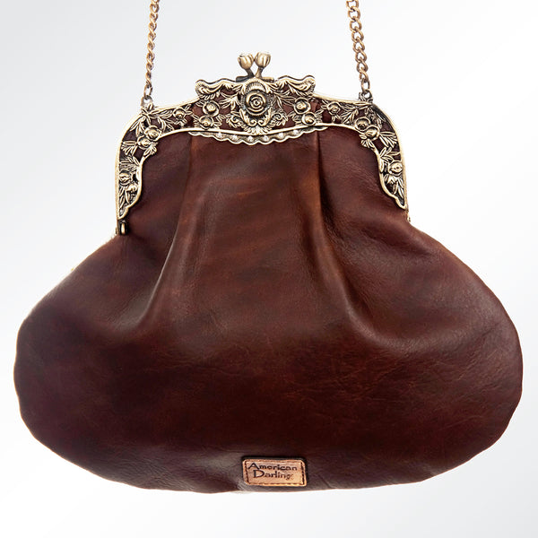 ADBG633 American Darling Hair-On Cowhide Western Leather Coin Purse Bag