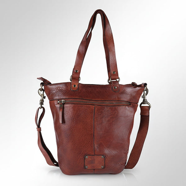 SWC134 Heritage Rivet Panel Tote Bag