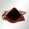 SWC150 Rivet Leather Messenger Bag