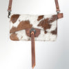 ADBG681 American Darling Hair-On Cowhide Western Leather Crossbody Bag