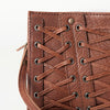 ADBG684 American Darling Handcrafted Lace-Up Western Leather Crossbody Bag