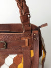 ADBG685 American Darling Handcrafted Western Leather Tote Bag with Braided Handle