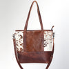 LC-ADBGS162BRW Tote Hair On Genuine Western Leather Women Bag