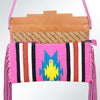 ADBG664 American Darling Hand Tooled Floral & Saddle Blanket Western Small Cross body Bag