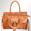 ADBG704 American Darling Handcrafted Western Leather Tote Bag with Tassels