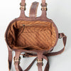 ADBG712 American Darling Handcrafted Floral Tooled Leather and Cowhide Tote Bag