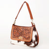 ADBGI177 Hobo Hair On Genuine Western Leather Women Bag