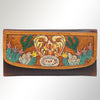 ADBGM102 Western Floral Tooled Leather Crossbody - by American Darling
