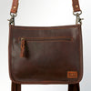 ADBG725 American Darling Hand Tooled Floral Cross body Bag Handcrafted Western Leather Purse