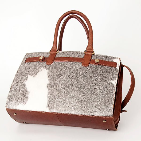 LC-ADBGI191 Tote Hair On Genuine Western Leather Women Bag
