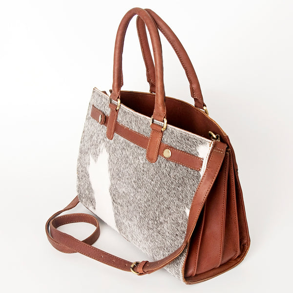 LC-ADBGI191 Tote Hair On Genuine Western Leather Women Bag