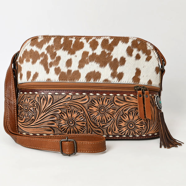 ADBGI193 Crossbody Hair On Genuine Western Leather Women Bag