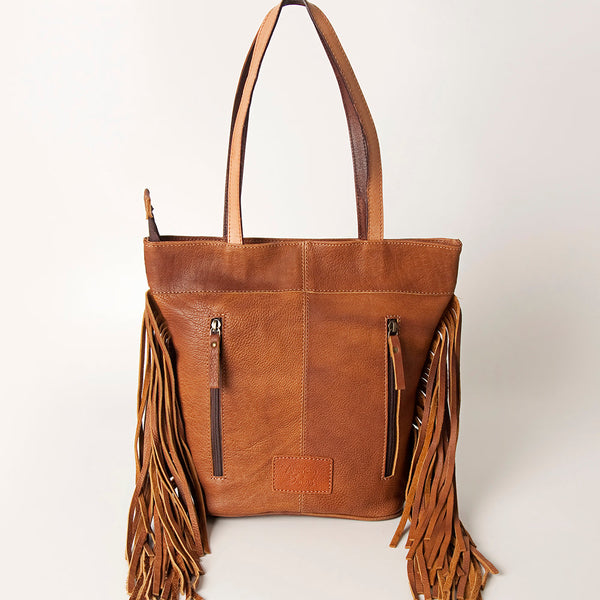 ADBGA190 American Darling Hand Tooled Leather Hair-On Cowhide Tote Bag