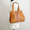 ADBGA196 American Darling Handcrafted Tooled Floral Genuine Leather Tote Bag