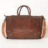 ADBGA206 American Darling Hand Tooled Saddle Blanket Genuine Leather Tote Bag