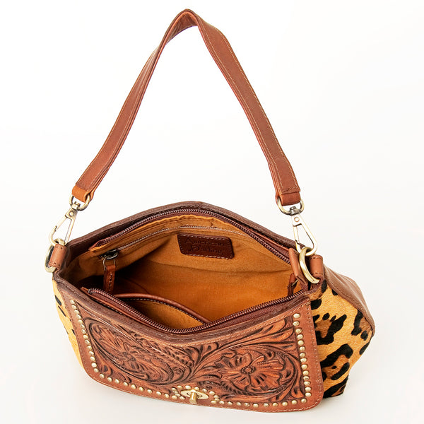 ADBGI177 Hobo Hair On Genuine Western Leather Women Bag