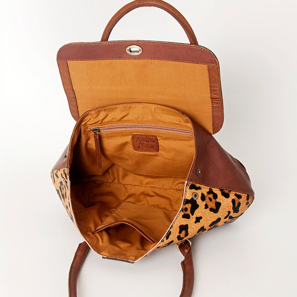 ADBGI194 Tote Hair On Genuine Western Leather Women Bag