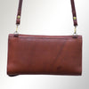 ADBGM179 Handcrafted Western Tooled Leather Crossbody with Artistic Rodeo Design