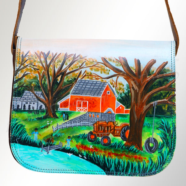 ADBGM191 Messenger Genuine Western Leather Women Bag