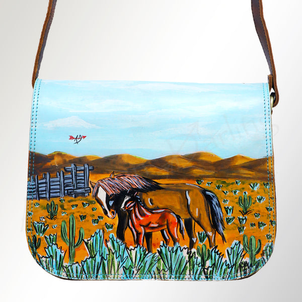 ADBGM191 Messenger Genuine Western Leather Women Bag