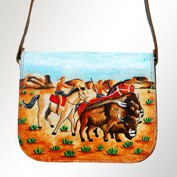 ADBGM191 Messenger Genuine Western Leather Women Bag